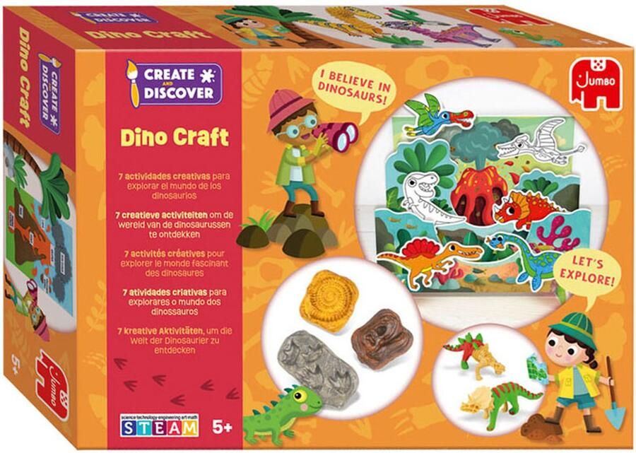 Jumbo Create & Discover Dino Craft