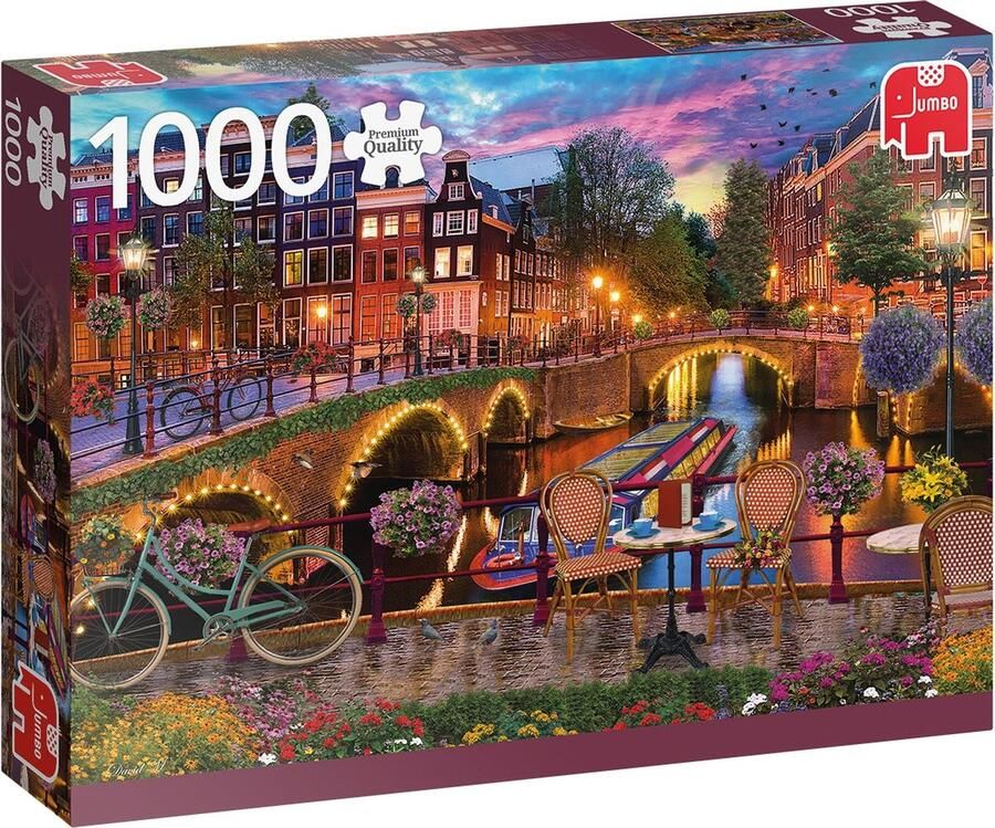 Jumbo legpuzzel Amsterdamse Grachten 1000 stukjes