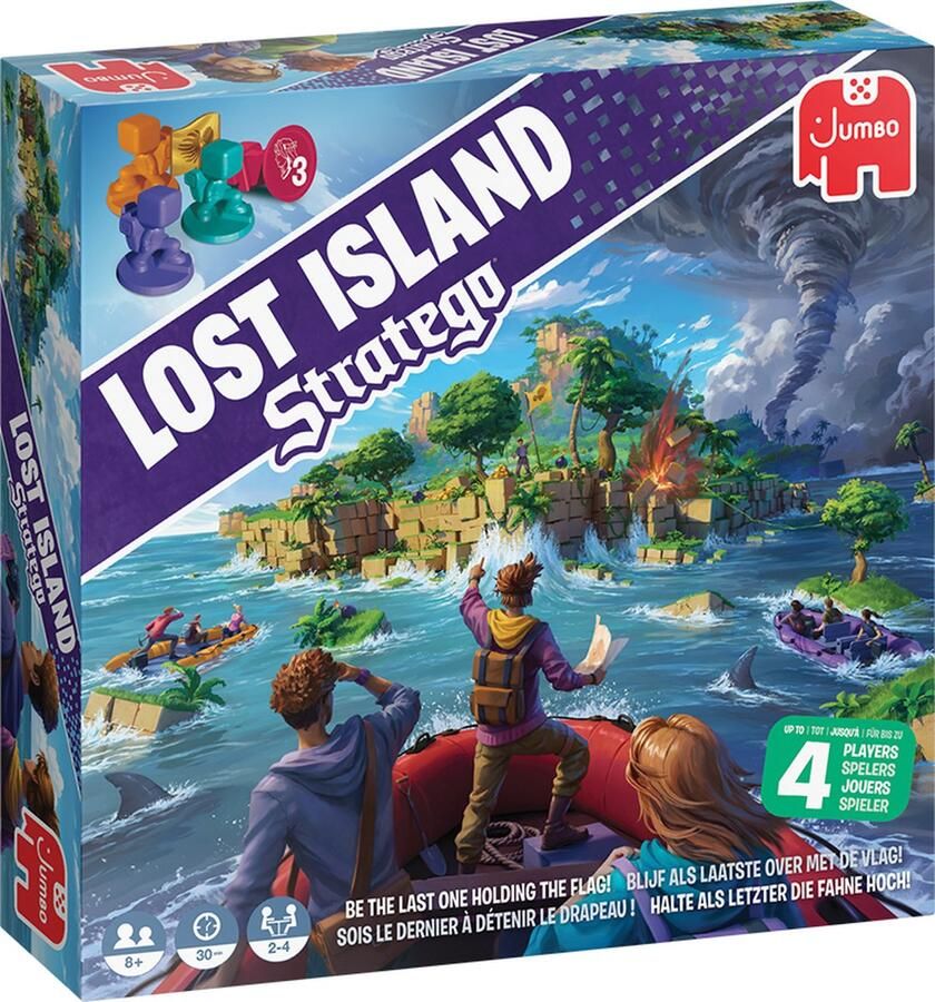 Jumbo Stratego Lost Island Bordspel vanaf 8 jaar Multiplayer 4 spelers