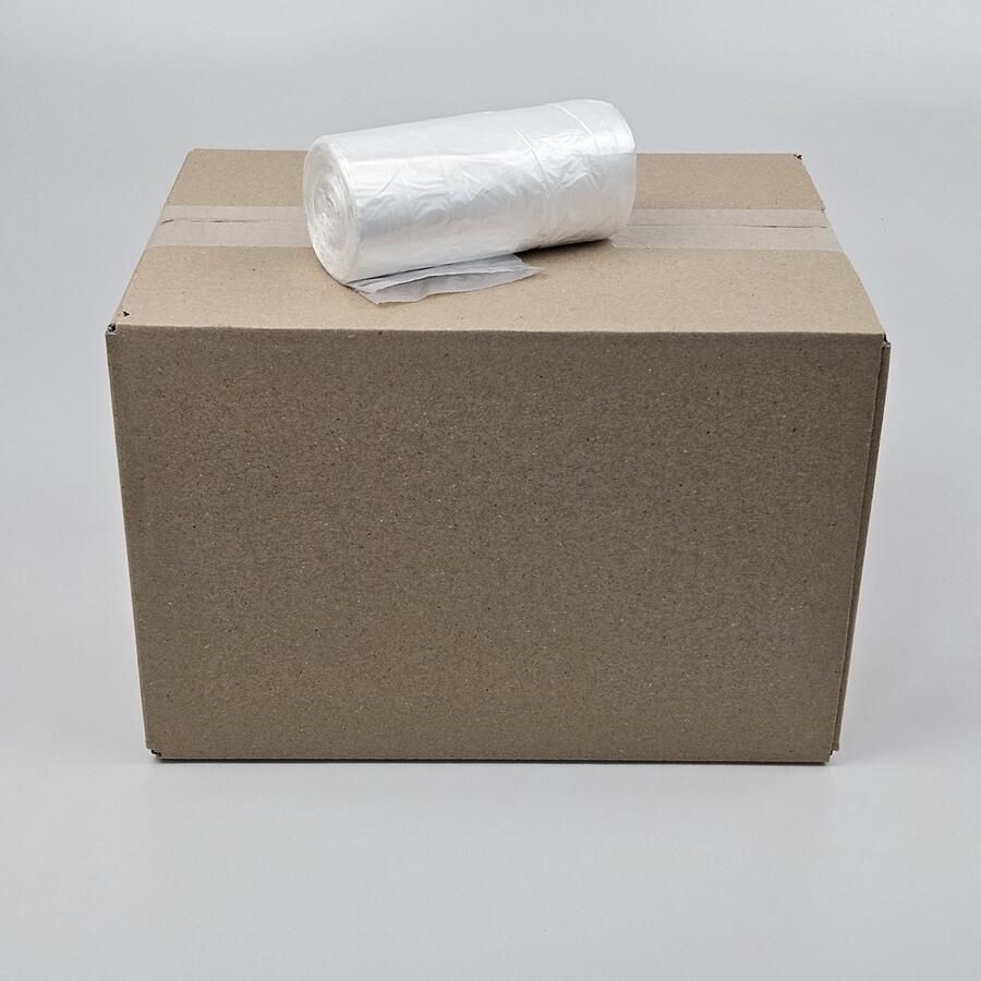 Jumbo Transparante Vuilniszakken Handvat 480 Zakken 20 Liter HDPE 36cm x 48cm ( Vuilniszakken met Handvat Transparante Afvalzakken)