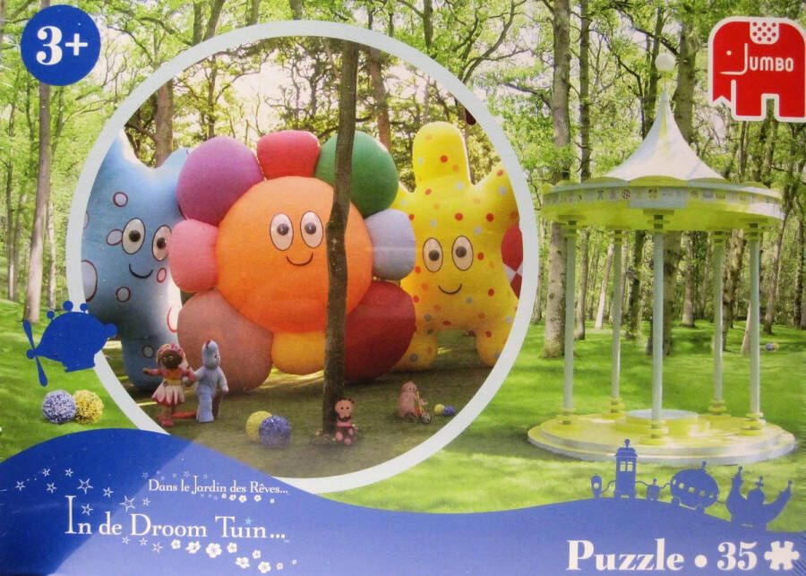 Jumbo kinderpuzzel In de droom tuin puzzel 35 stukjes merk