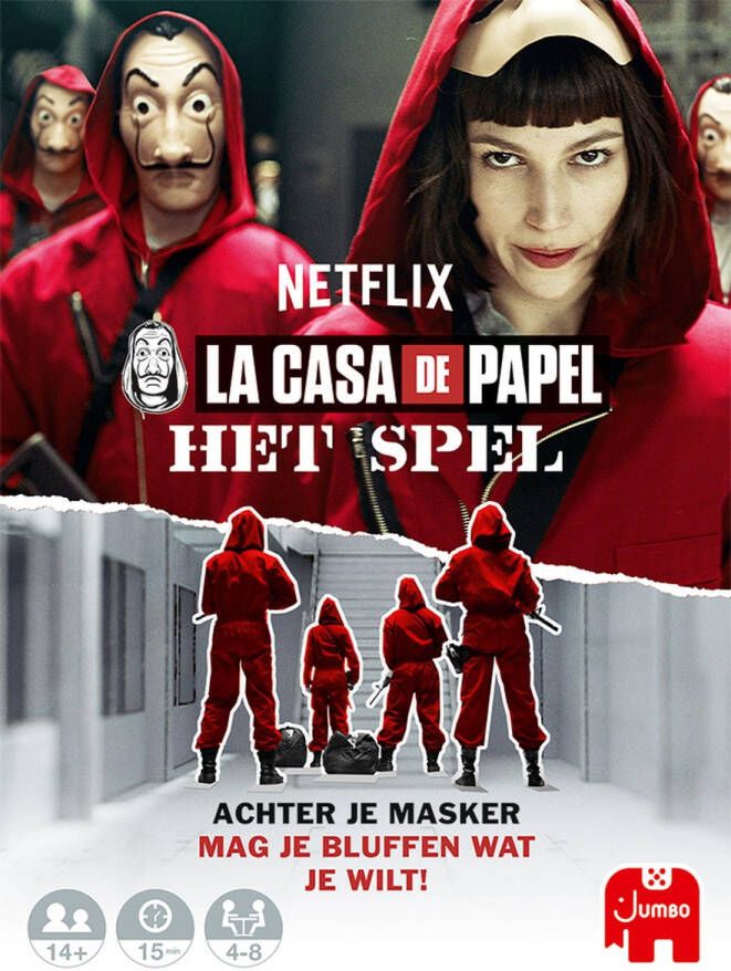 Jumbo La Casa de Papel Het Spel Gezelschapsspel