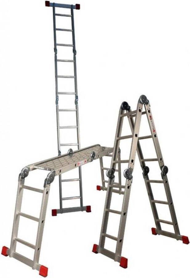 Jumbo Ladders Little Jumbo Vouwladder 4x3 sporten 4741000403