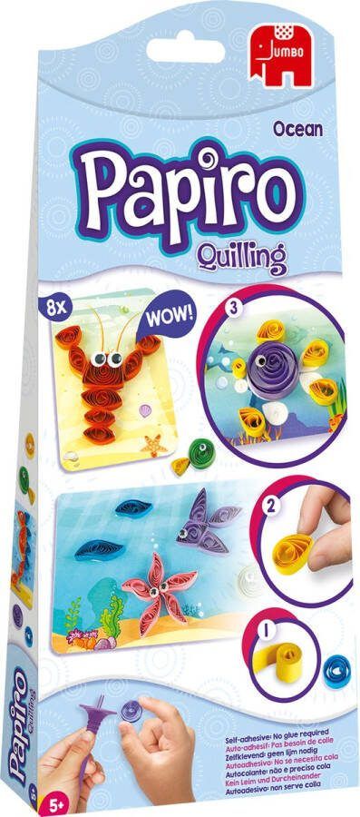 Jumbo Quillingpapier Oceaan 110-delig