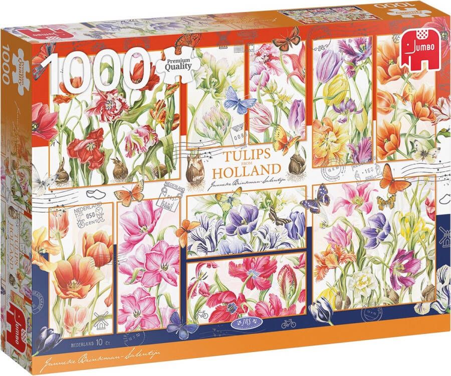 Jumbo Premium Collection Puzzel Janneke Brinkman Tulips from Holland Legpuzzel 1000 stukjes