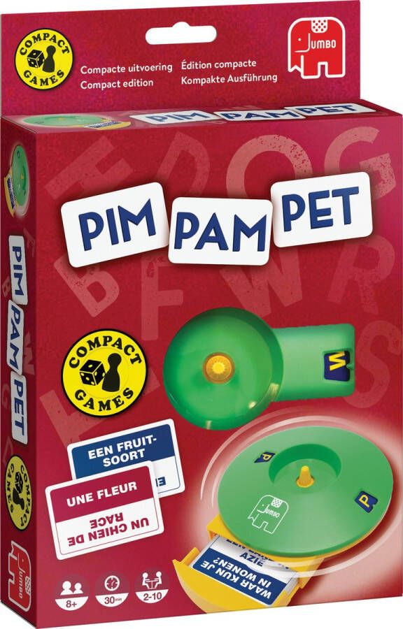 Jumbo Pim Pam Pet Reiseditie Compact Reisspel spel vanaf 8 jaar