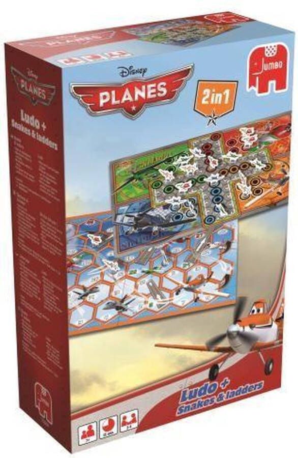 Jumbo Planes 2 in 1 Ludo Snakes en Laddeers