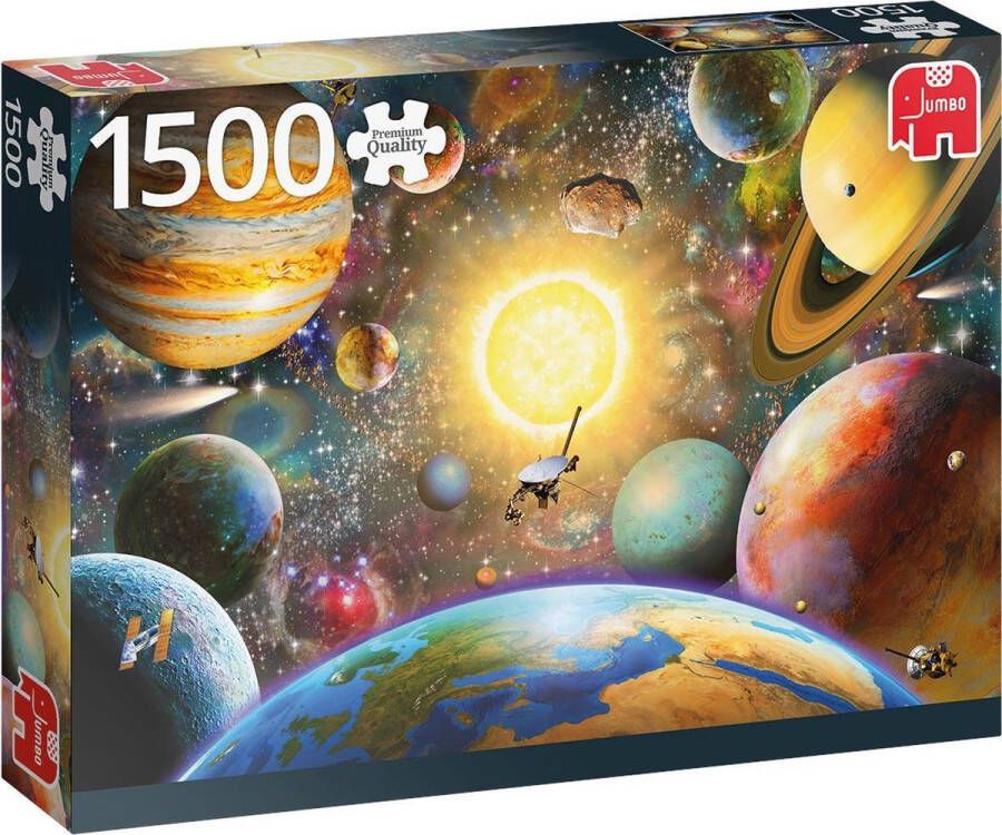 Jumbo Premium Collection Puzzel Floating in Outer Space Legpuzzel 1500 stukjes