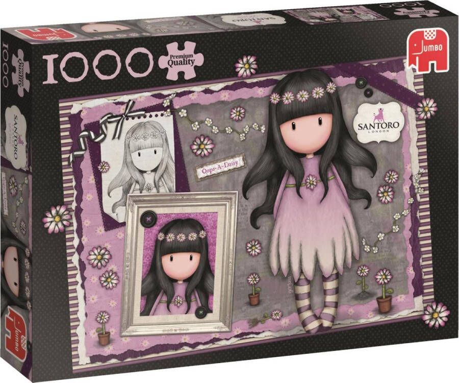 Jumbo Premium Collection Puzzel Gorjuss Oops A Daisy Legpuzzel 1000 stukjes