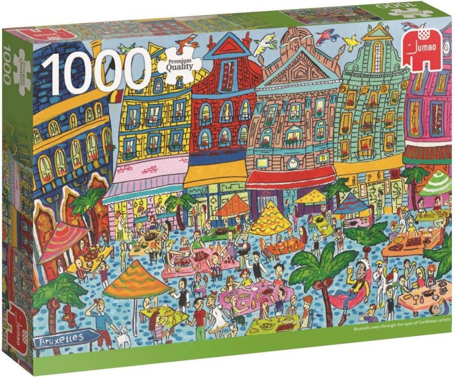 Jumbo Premium Collection Puzzel Grote Markt Brussel Legpuzzel 1000 stukjes