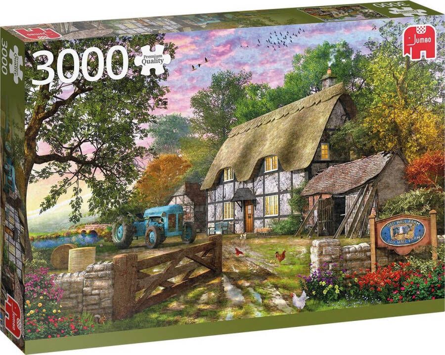 Jumbo Premium Collection Puzzel Het Huisje van de Boer Legpuzzel 3000 stukjes