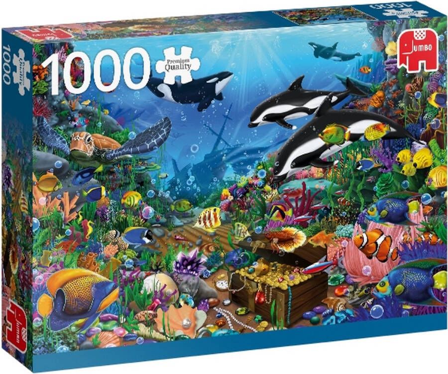 Jumbo Premium Collection Puzzel Jewels of the Deep Legpuzzel 1000 stukjes