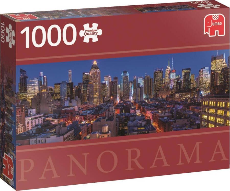 Jumbo Premium Collection Puzzel New York Skyline Panorama Legpuzzel 1000 stukjes