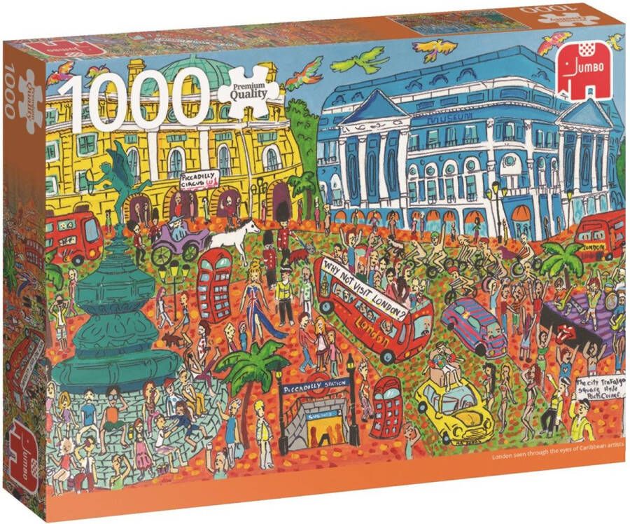 Jumbo Premium Collection Puzzel Piccadilly Circus London Legpuzzel 1000 stukjes