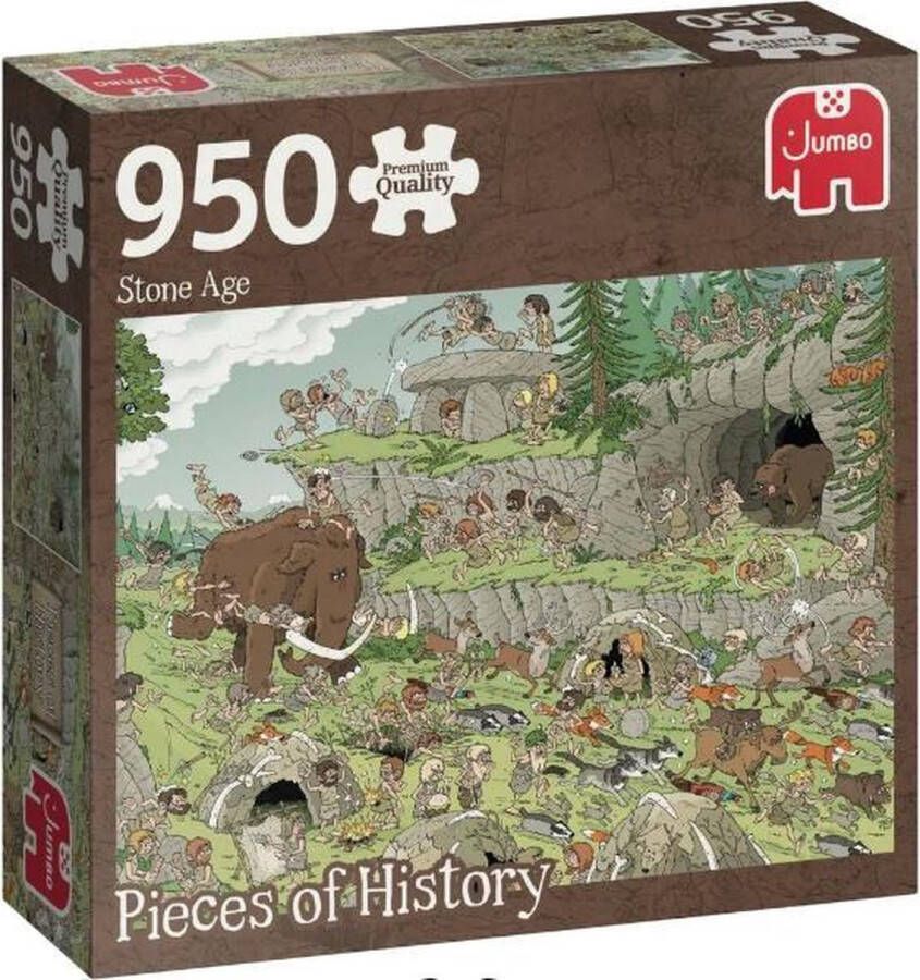 Jumbo Premium Collection Puzzel Pieces of History: Het Stenentijdperk Legpuzzel 950 stukjes