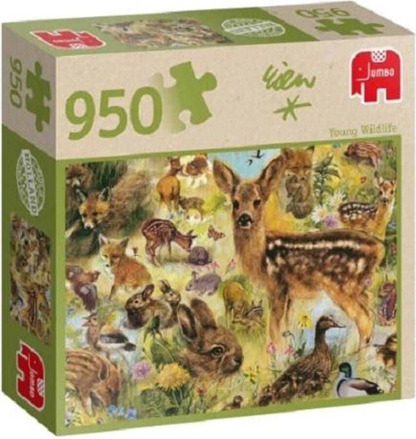 Jumbo Premium Collection Puzzel Rien Poortvliet: Young Wildlife Legpuzzel 950 stukjes