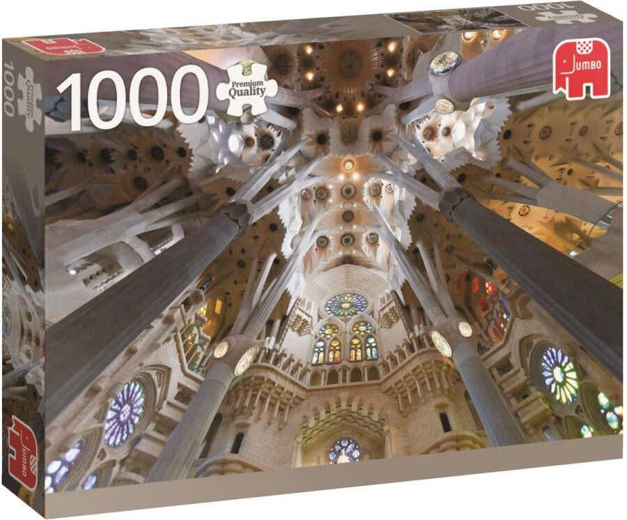 Jumbo Premium Collection Puzzel Sagrada Familia Barcelona Legpuzzel 1000 stukjes
