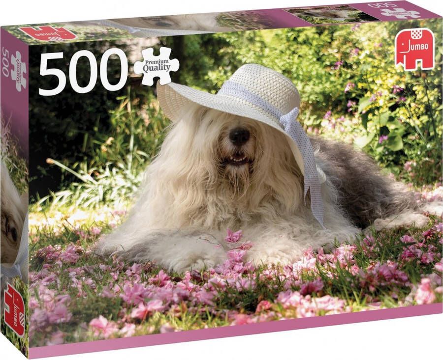 Jumbo Premium Collection Puzzel Sophie in een Bloemenbed Legpuzzel 500 stukjes