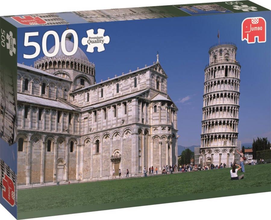 Jumbo Premium Collection Puzzel Tower of Pisa Legpuzzel 500 stukjes