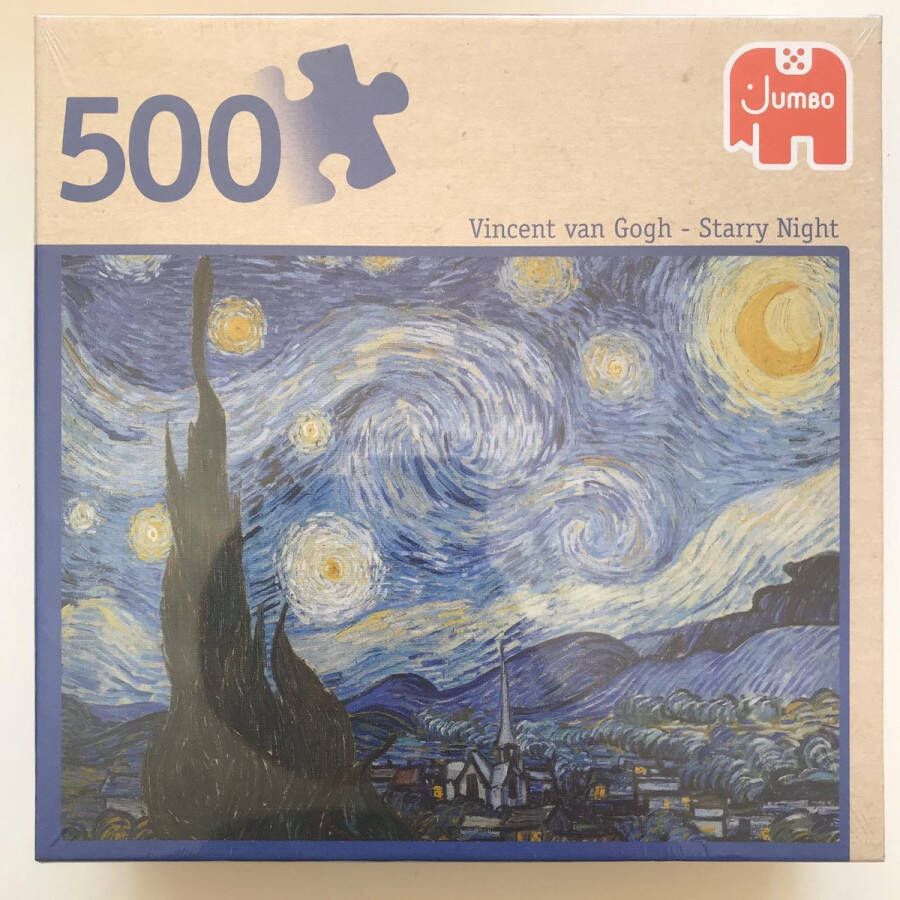 Jumbo Premium Collection Puzzel Vincent van Gogh Starry Night Legpuzzel 500 stukjes