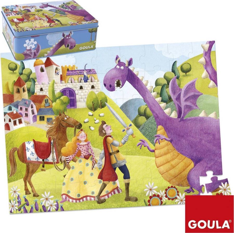 Jumbo Prince and dragon Kinderpuzzel 54 Stukjes