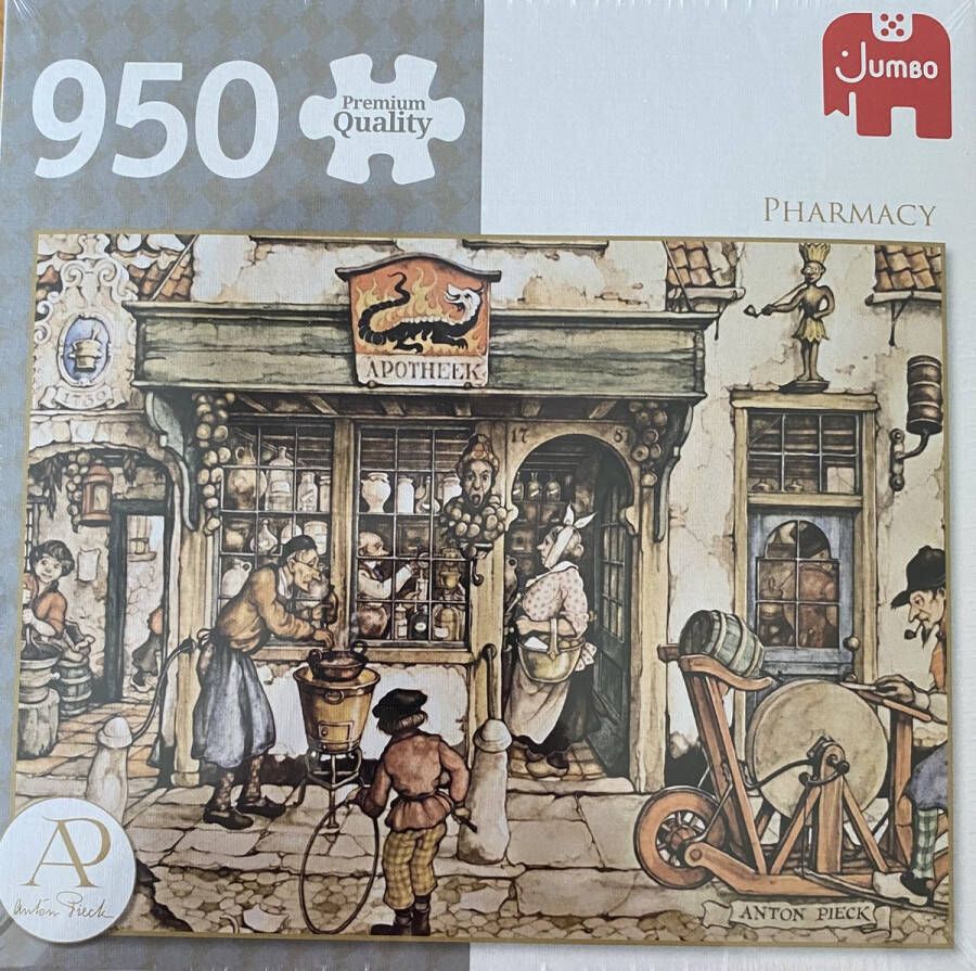 Jumbo puzzel 950 stukjes Apotheek Pharmacy Anton Pieck premium Quality