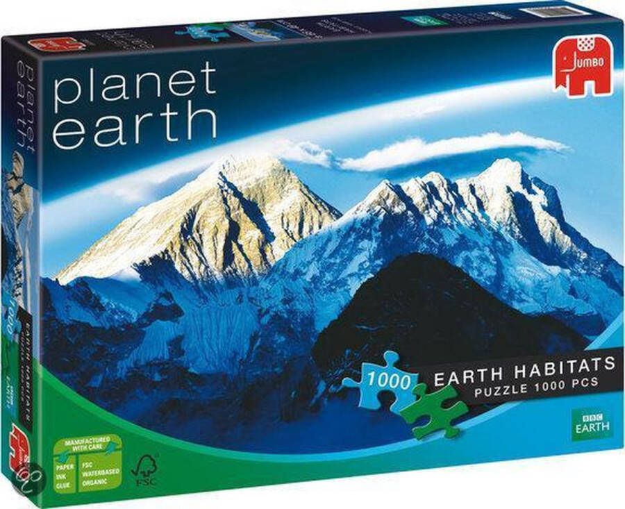 Jumbo Puzzel BCC Planet Earth Habitats: Sneeuwlandschap Legpuzzel 1000 stukjes