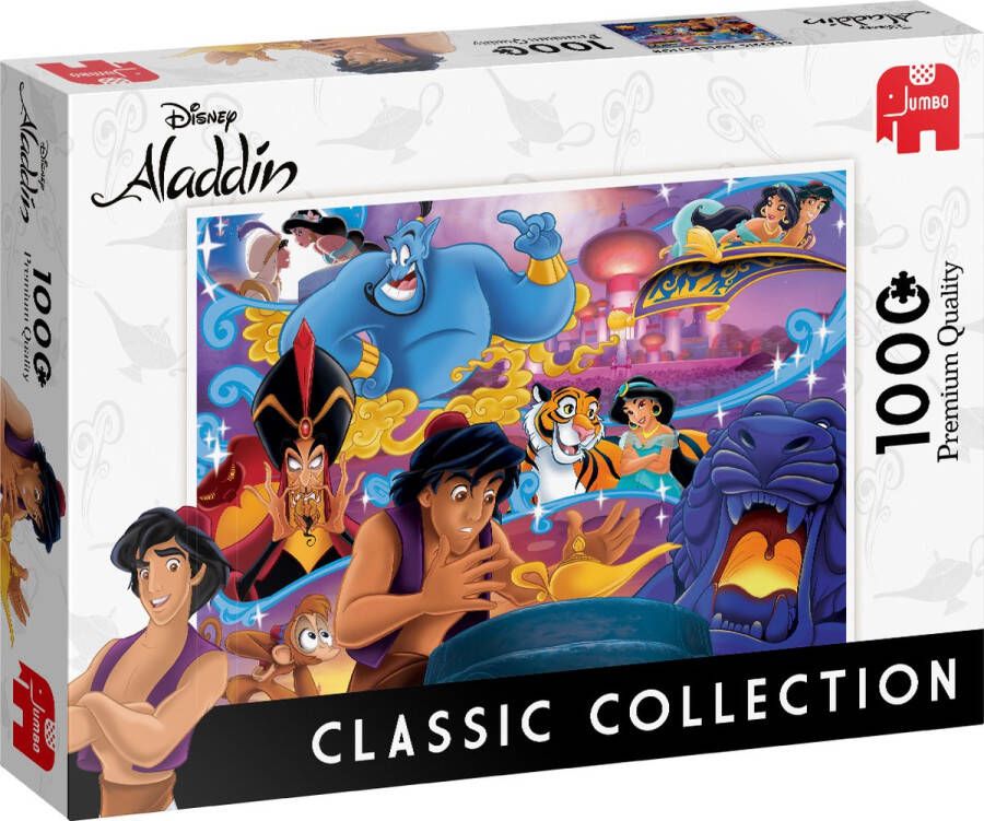 Jumbo Puzzel Disney Classic Collection Aladdin Legpuzzel 1000 stukjes