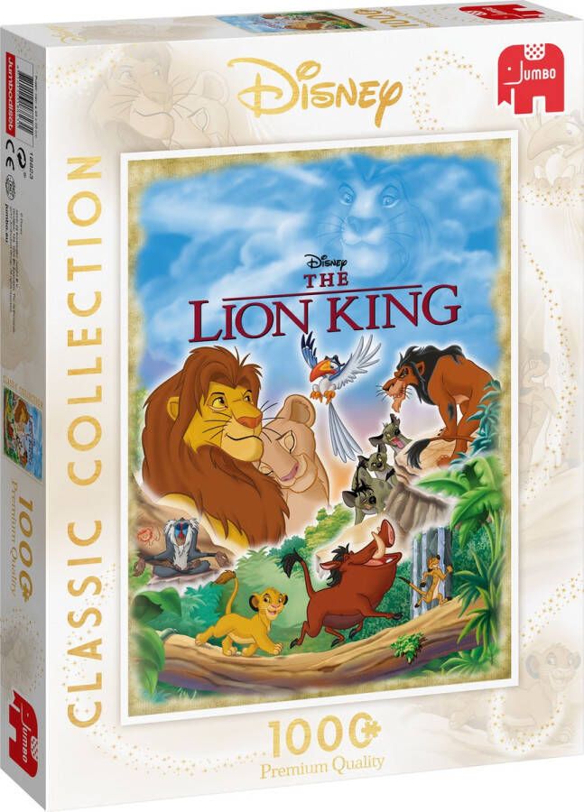 Jumbo Puzzel Disney Classic Collection Lion King Legpuzzel 1000 stukjes