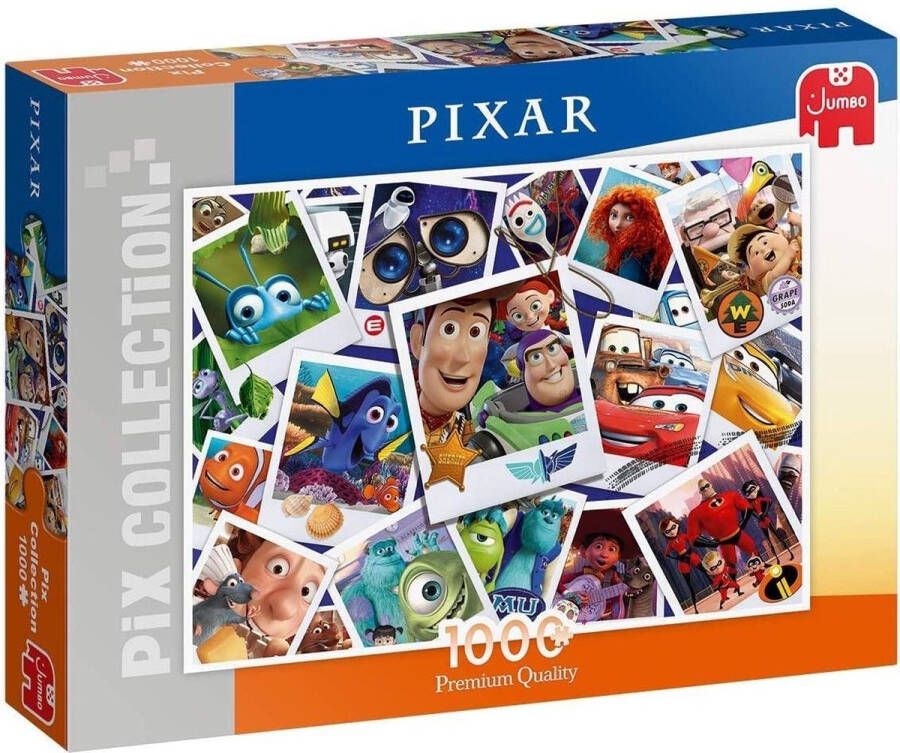 Jumbo Puzzel Disney Pix Collection Pixar Legpuzzel 1000 stukjes