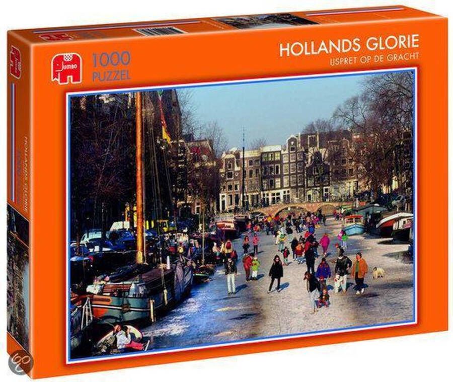 Jumbo Puzzel Hollands Glorie: IJspret Op De Gracht Legpuzzel 1000 stukjes