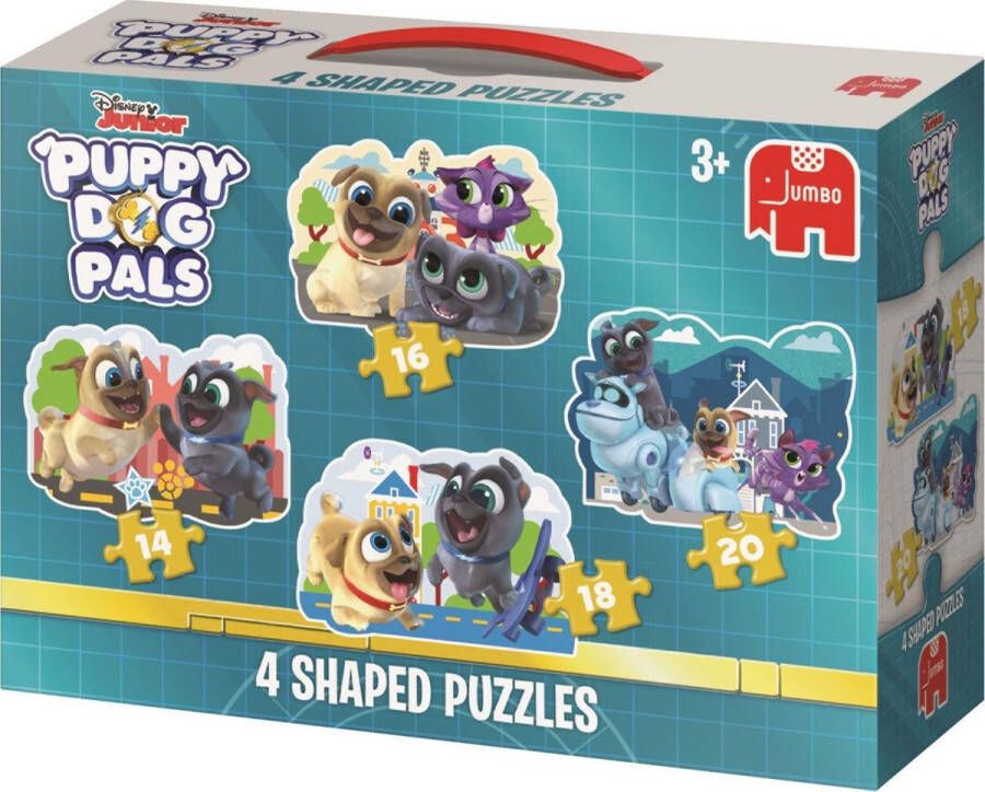 Jumbo Puzzel Puppy Dog Pals 4-in-1 14 16 18 20 Stukjes