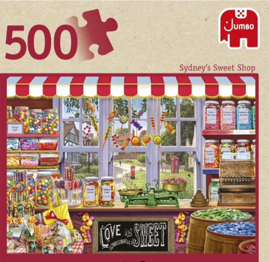 Jumbo puzzel Sydney's Sweet Shop 500 stukjes |