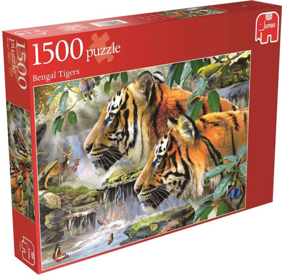 Jumbo Puzzel Tigers From Bengal Legpuzzel 1500 stukjes