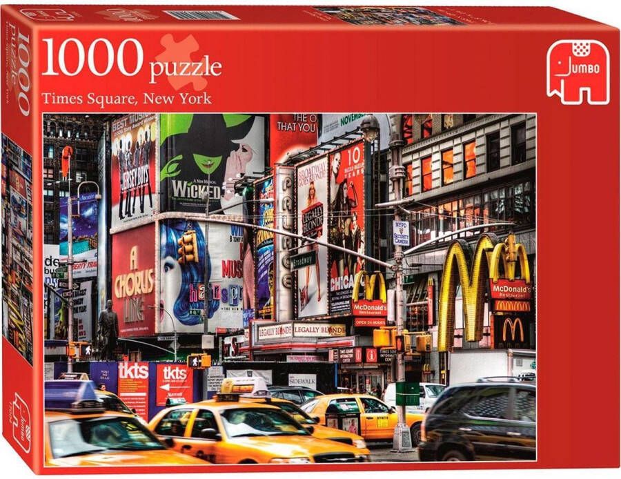 Jumbo Puzzel Time Square New York Legpuzzel 1000 stukjes