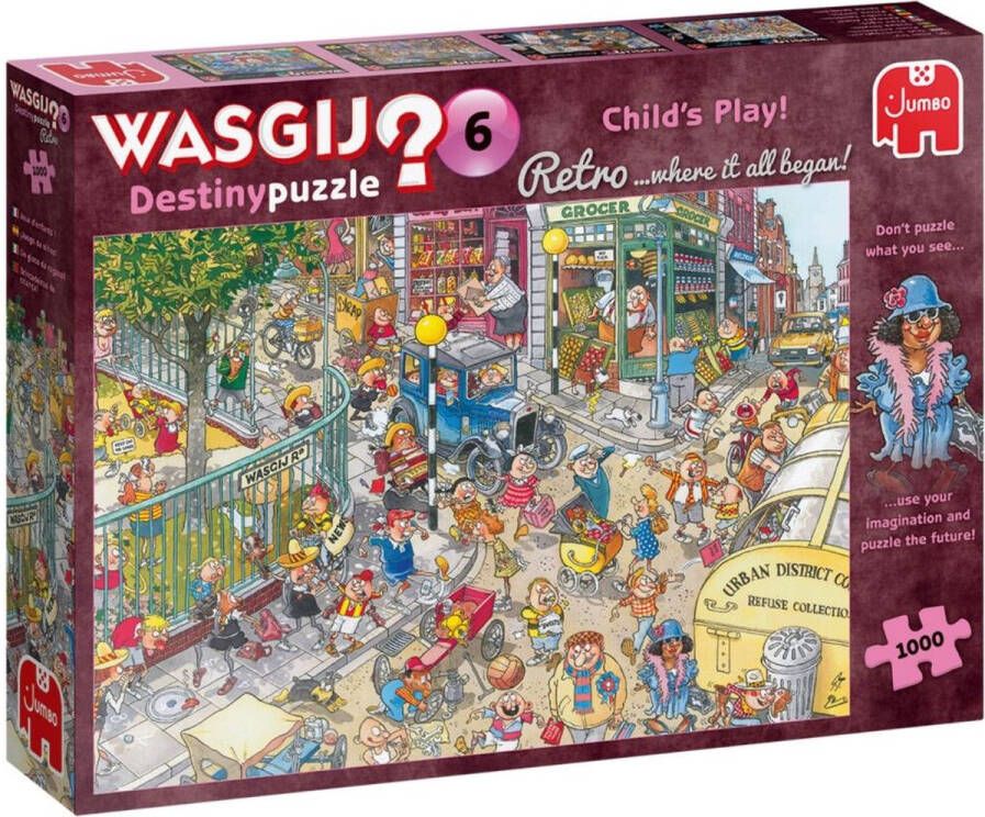 Jumbo Puzzel Wasgij Retro Destiny 6 Childs Play! 1000 Stukjes