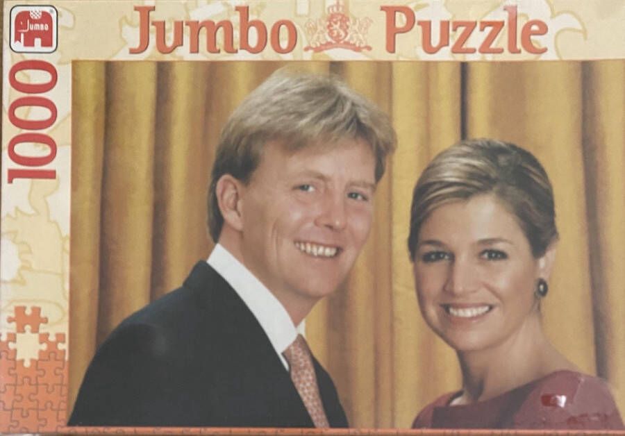 Jumbo Puzzel Willem Alexander en Maxima Legpuzzel 1000 stukjes