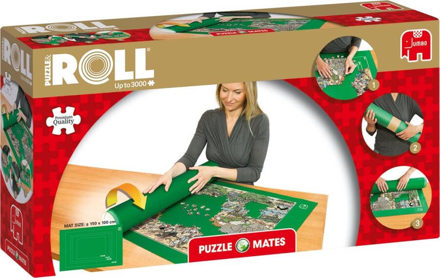 Jumbo Puzzle & Roll Puzzelrol 1000 tot 3000 Stukjes 122x85cm Puzzelmat