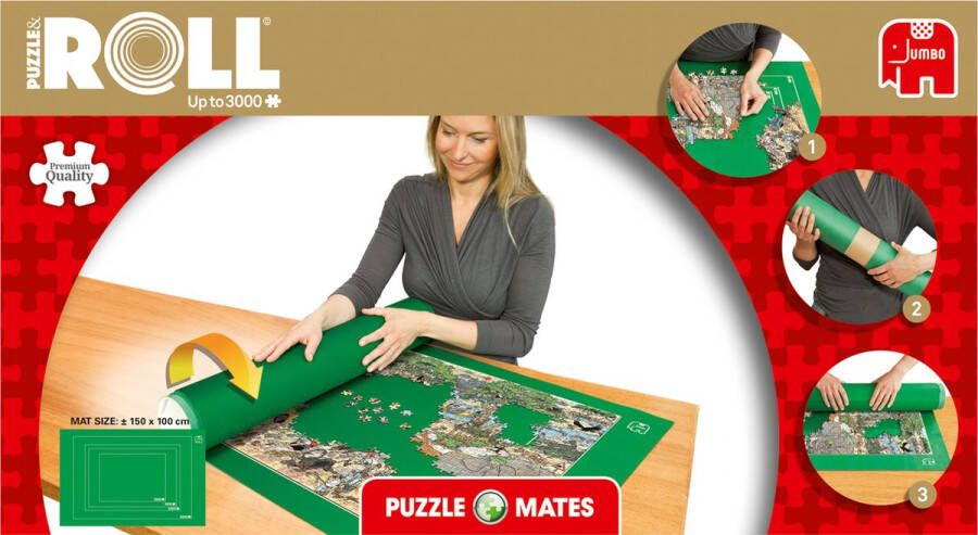 Jumbo Puzzle & Roll Puzzelrol 1000 tot 3000 Stukjes 150x100cm Puzzelmat