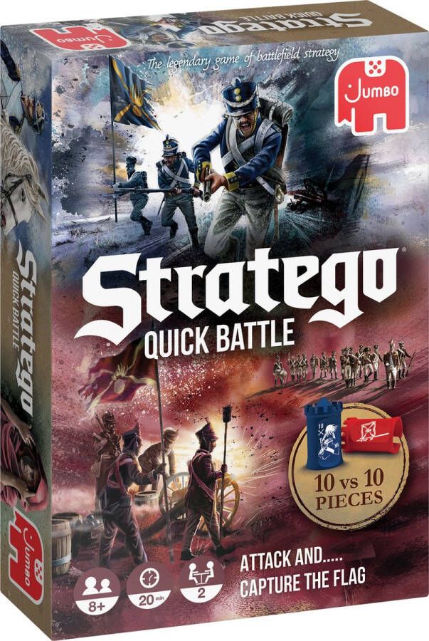 Jumbo strategiespel Stratego Quick Battle