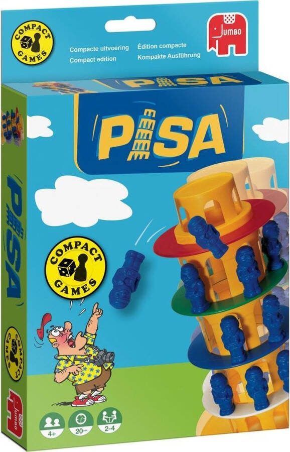 Jumbo Toren Van Pisa Reiseditie Actiespel Ideaal reisspel