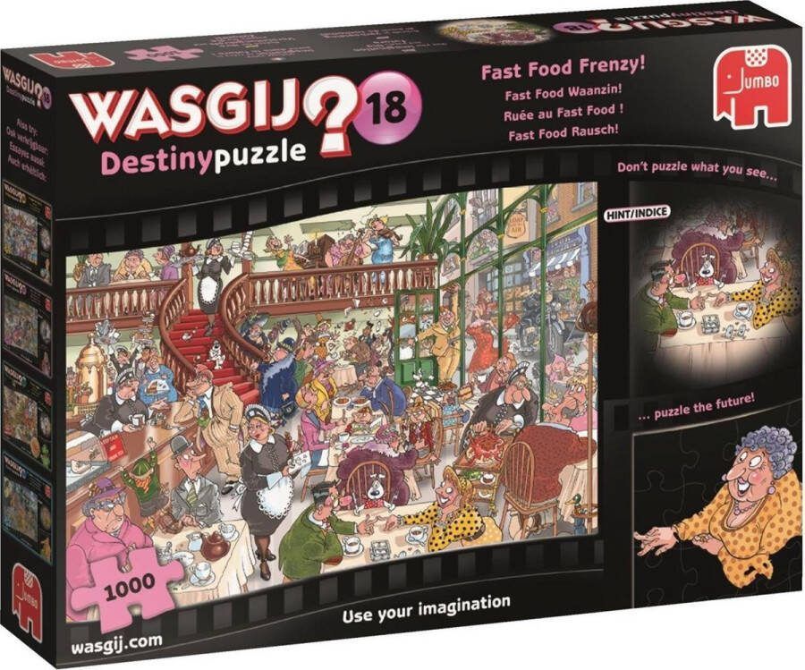 Jumbo Wasgij Destiny 18 Fast Food Waanzin puzzel 1000 stukjes
