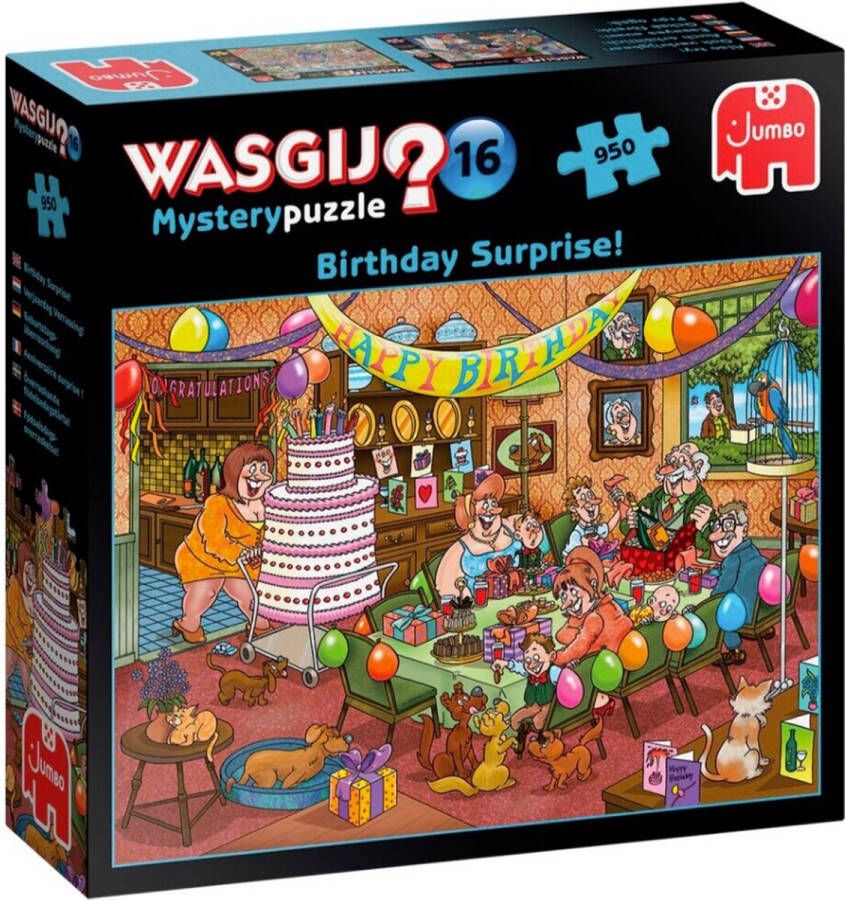 Jumbo Wasgij Mystery 16 Birthday Surprise! Puzzel (950 stukjes)