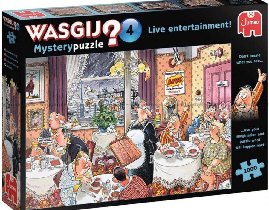 Jumbo Wasgij Mystery 4 Live Entertainment 1000 stukjes puzzel