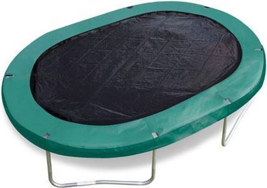 Quality Shops Jumpking trampoline afdekhoes zwart ovaal 2 44 x 3 51 meter