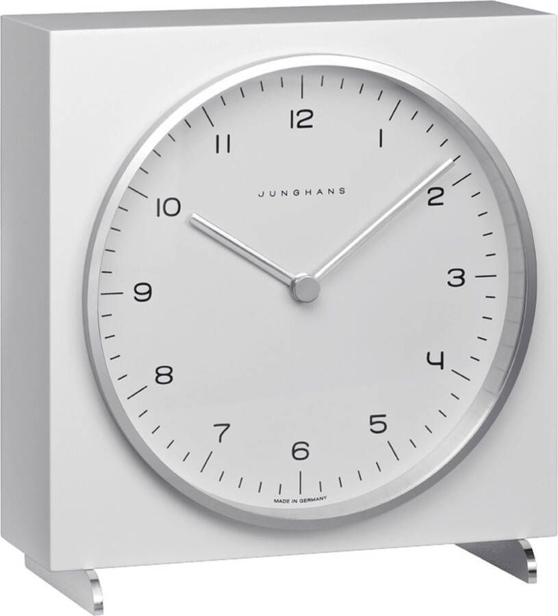 Junghans Max Bill tafelklok radiocontrolled radiogestuurd klok luxe caedautip