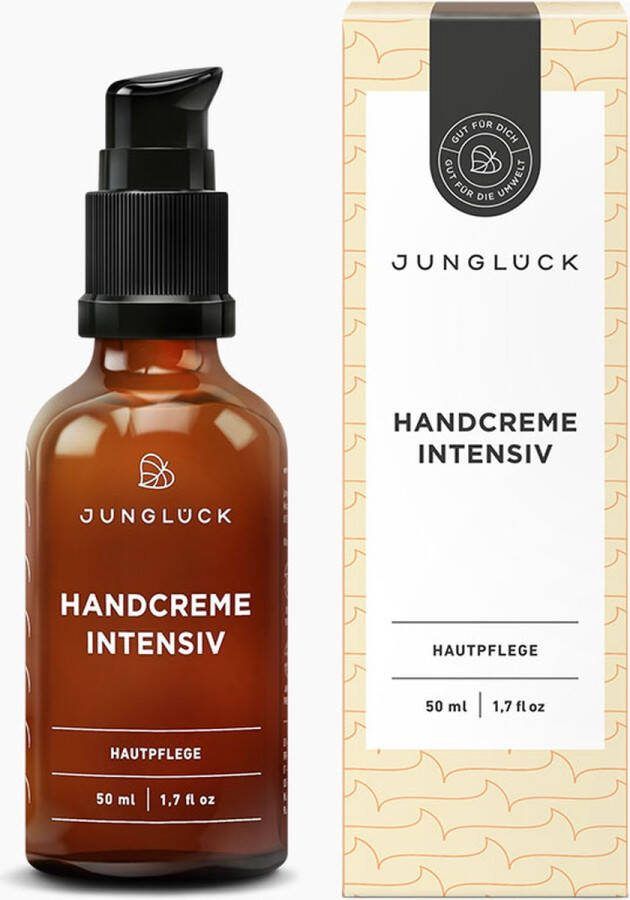 JUNGLÜCK Handcrème Intensief Regenereert droge plekken dankzij ceramiden en herstelt gescheurde en belaste huid 50 ml
