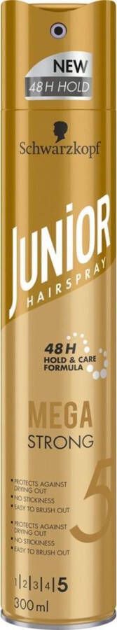 Junior Haarspray Mega Strong 300 ml