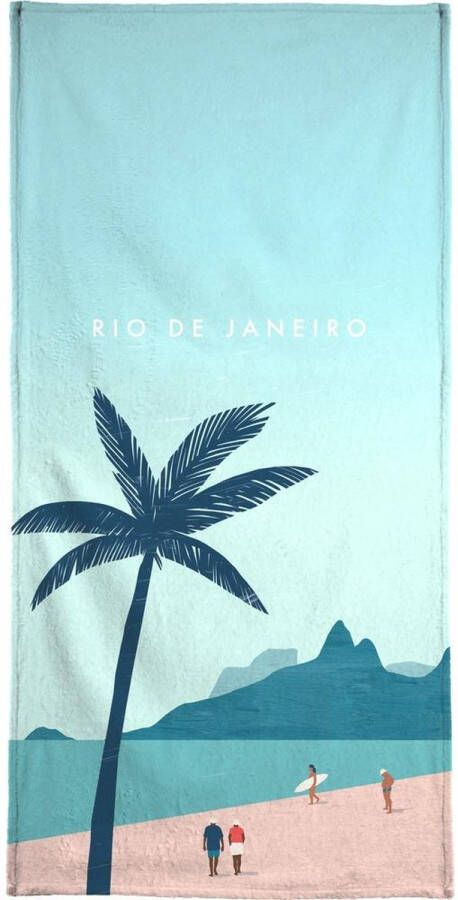JUNIQE Rio De Janeiro Strandlaken