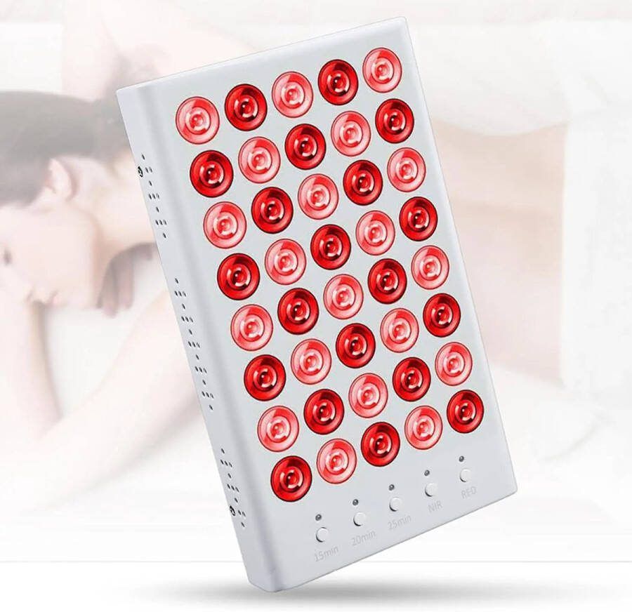 JUNNEELED Go-shipping Rood Licht Therapie Bevordert Bloedcirculatie Lichttherapie Spieren en Gewrichten Lichttherapie Lamp Hoge Lichtintensiteit Collageen Lamp